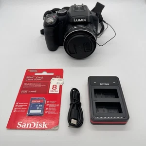 Panasonic Lumix DMC-FZ200 Digital Bridge Camera w/ New Battery, Charger, SD Card - Picture 1 of 13