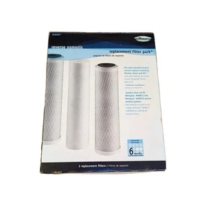 Genuine Whirlpool Universal Reverse Osmosis Replacement Water Filter 3 Pack NEW - Picture 1 of 12