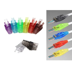 Bunt RJ45 Kappen PC Katze 7 Stiefel Scheide Standard CAT6 Ethernet-Kabel - Afbeelding 1 van 15
