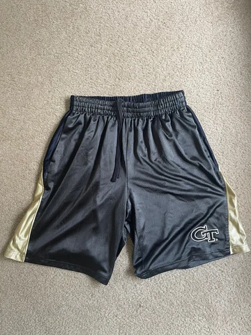 Vintage Men's Colosseum Navy Georgia Tech Yellow Jackets Shorts XL Cover