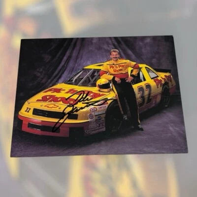 Dale Jarrett VINTAGE NASCAR HOFer signed photo PIC N PAY SHOES 1994 CHEVY #32 - Image 1 of 2