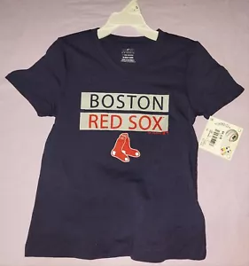 Boston Red Sox T-shirt - Girls Small (6/6X) - Picture 1 of 4