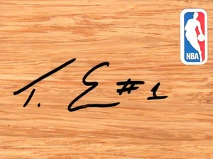 New Orleans Pelicans Tyreke Evans Signed FloorBoard COA - Picture 1 of 1