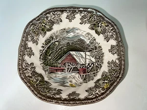 8er Set Square Johnson Brothers Friendly Village Müslischalen 6 Zoll Top - Bild 1 von 3
