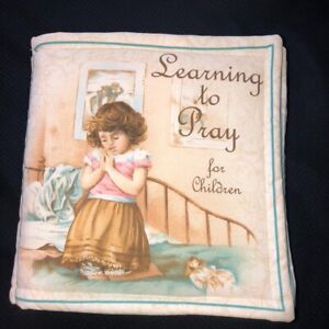 Handmade Fabric Childrens' Prayers Soft Book Learning to Pray for Children