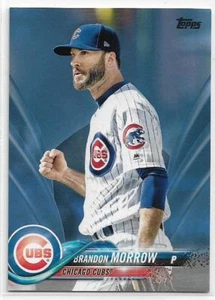 2018 Topps Update Brandon Morrow #US211 Father's Day Blue #'d /50 Chicago Cubs - Picture 1 of 2