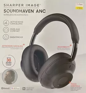 THE SHARPER IMAGE SOUNDHAVEN ANC WIRELESS BLUETOOTH HEADPHONES NIB! RETAIL $180! - Picture 1 of 9