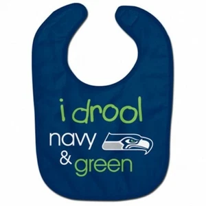 Seattle Seahawks I babeo NFL babero alimentación bebé niño pequeño ducha recién nacido - Imagen 1 de 1