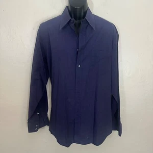 Moda Mario Long Sleeve Shirt 17.5" neck EU 44 Made in Italy Gently worn - Picture 1 of 4