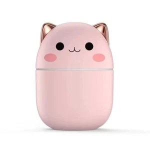250ML ABS Air Humidifier Cute Kawaiil Aroma Diffuser With Night Light Cool Mist - Picture 1 of 11