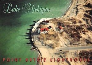 # G4780 FRANKFORT, MI POSTKARTE, POINT BETSIE LIGHT HOUSE - Bild 1 von 2