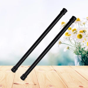 2 Pcs Telescopic Rod Curtain Rods Adjustable Curtains for Living Room - Picture 1 of 12