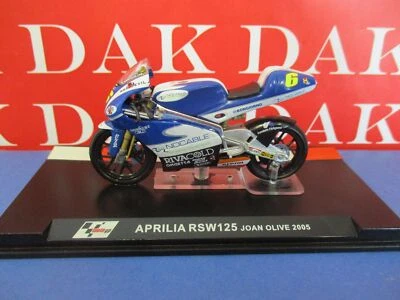Die cast 1/24 Modellino Moto GP Aprilia RSW125 Joan Olive 2005 - Immagine 1 di 4
