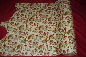 Vintage Department Store Roll of Wrapping Paper Christmas Gift Wrap Elves HUGE - Picture 1 of 6