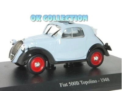 Modellino auto scala 1:43 FIAT 500B Topolino (1948) + COPERCHIO BOX RIGIDO (82) - Immagine 1 di 2