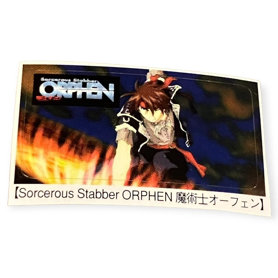 Sony PlayStation 2 PS2 Orphen: Scion of Sorcery Vintage Memory Card Sticker - Image 1 of 1