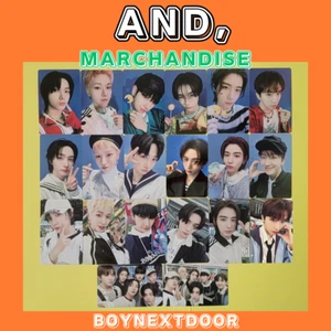 Tarjeta fotográfica BOYNEXTDOOR AND, mercancía oficial Weverse Japón 1ª PC única MD - Imagen 1 de 69