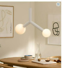 MADE.com Yao Grey Pendant Ceiling Light - Asymmetrical Statement Lamp *SEALED*