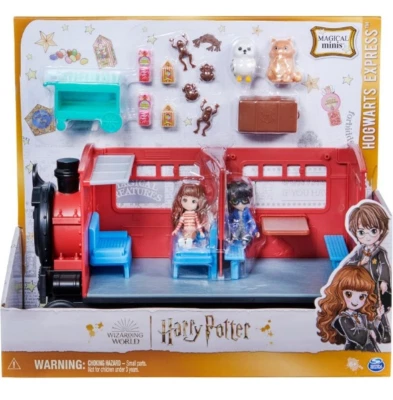 HOGWARTS EXPRESS Wizarding World Harry Potter Train Toy Playset Hermione Hedwig - Image 1 of 4