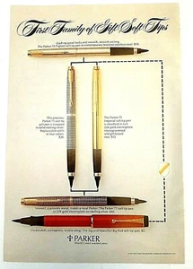 PARKER-Worlds Most Wanted Pen 1973 revista 10 x 6 3/4" anuncio - Imagen 1 de 2