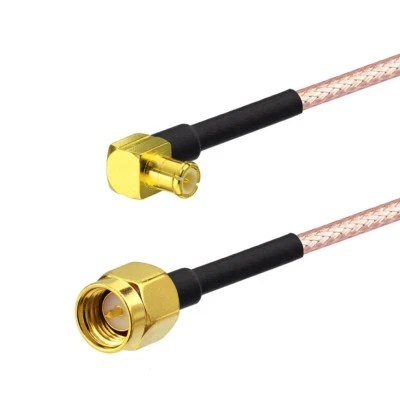 SMA Male to MCX male right angle pigtail 1m RG316 cable for Wireless LAN Devices - Image 1 of 4
