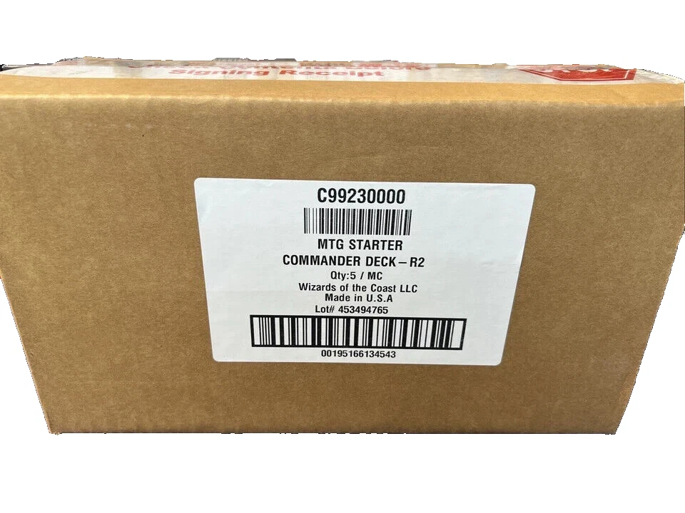 Magic the Gathering Starter Commander Card Deck set Display (All 5) Sealed Case - Image 1 of 1