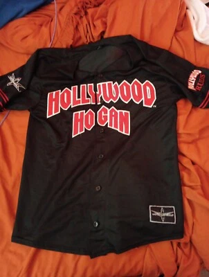 VINTAGE WCW WWE WWF HOLLYWOOD HOGAN JERSEY HULK HOGAN NWO Rip - Image 1 of 4