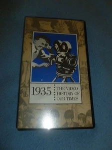 1935 VHS Tape Documentary The Video History Of Our Times Easton Press Universal - Imagen 1 de 2