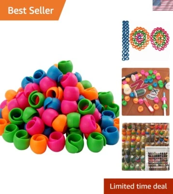 Space-Saving 100pcs Thread Spool Savers - Durable Silicone Thread Protectors - Image 1 of 4