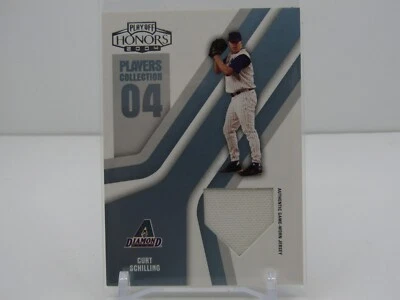 CURT SCHILLING 2004 PLAYOFF HONORS GAME-WORN JERSEY #20/25- DIAMONDBACKS!! - Image 1 of 2