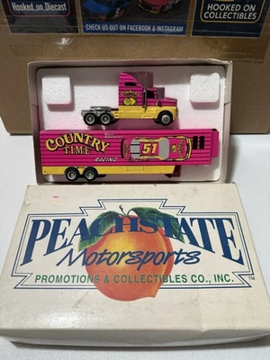 RARO* Neil Bonnett #51 Country Time Limonada Souvenir Rig 1/64 Diecast Hauler Foto 1 de 4