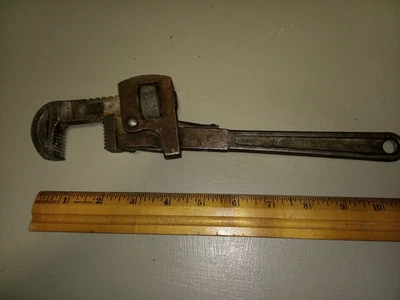 JP Danielson Co. 10" Pipe Wrench Made in USA. Working condition and vintage. - Image 1 of 4