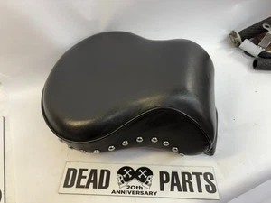 Harley 84-99 Heritage Softail FLSTC studded passenger seat saddle pillion pad - Picture 1 of 6