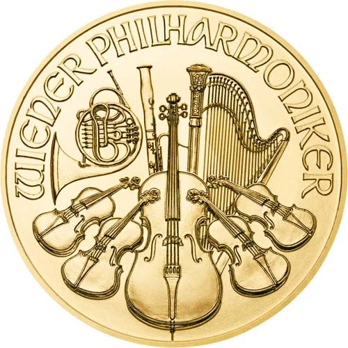 1/25 oz Austrian Gold Philharmonic Coin (Random Year) - Image 1 of 1