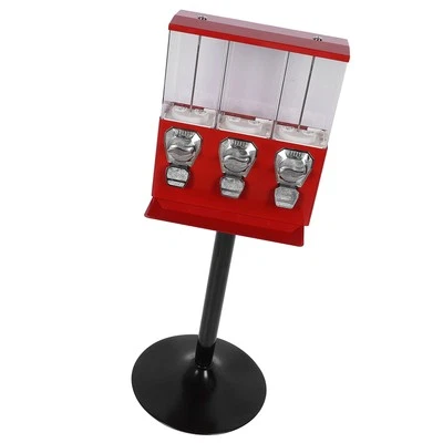 HG Candy Vending Machine With Stand Anti Theft Keys Triple Individual Candy Boxe - Image 1 of 4