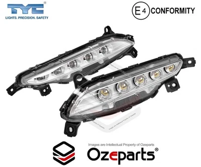 Pair LH+RH LED DRL Daytime Running Light Lamp For Hyundai Tucson TL1 TL2 15~18 - Image 1 of 4