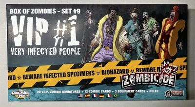 ZOMBICIDE BOX OF ZOMBIES - SET #9: VIP #1-VERY INFECTED PEOPLE; COOL MINI OR NOT - Image 1 of 4