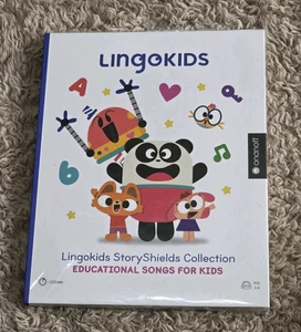 StoryPhones with 4 Educational Screen Free Audio Disks - NEW !!! LingoKids - Picture 1 of 3
