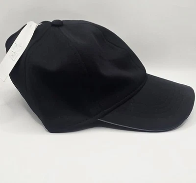 Gorra de béisbol Time and Tru gorra con tirantes para mujer OSFM negra tejida lisa en blanco Foto 1 de 4