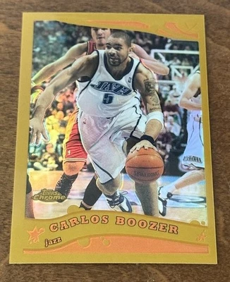 Carlos Boozer 2006 Topps Chrome Gold Refractor #/99 - Image 1 of 2