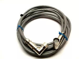 Carol C2424A 18 AWG 20 Foot PLC Cable 19 Pin Angled Connector - Picture 1 of 4