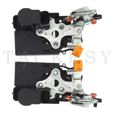 2X Actuador de cerradura de puerta para Chevrolet Silverado 1500 2001-2006 trasero izquierdo y derecho Foto 1 de 4