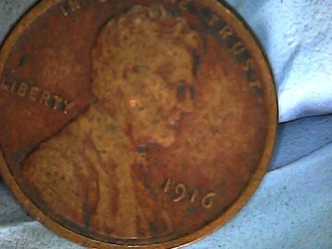 1916   wheat penny Cover