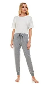 Roudelain Soft As A Cloud Whisper Luxe Sleep/Lounge Pants-Small- Gray - Picture 1 of 1