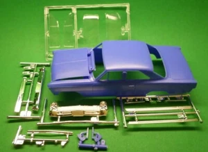 Slot Car Body? Chevy II 66 1966 Nova SS 1/25 AMT Hood Body Glass Chrome bumper - Picture 1 of 9