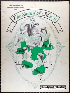 Programa Teatral De Colección El Sonido de la Música Teatro Melodyland Patrice Munsel  - Imagen 1 de 9