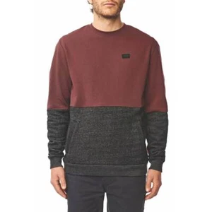 Felpa Uomo Girocollo Globe Conquest Crew Black Wine Hoodie Winter Men Sweatshirt - Imagen 1 de 2