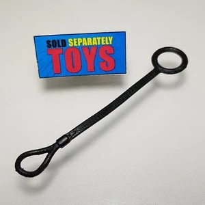 GI Joe Mutt & Junkyard V1 V2 black LEASH accessory part Marauders vtg 1984 1989 - Picture 1 of 10