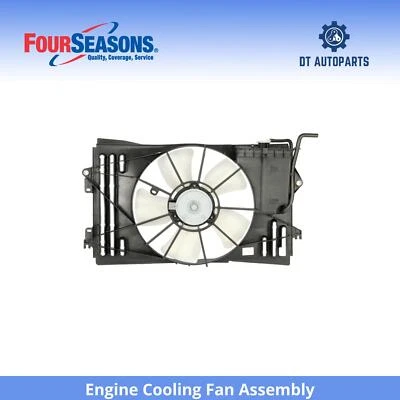 For 2003-2008 Toyota Corolla Engine Cooling Fan Assembly 4 Seasons 2004 2005 - Image 1 of 4