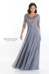 $807.00 Montage by Mon Cheri 116950 Evening Mother of the Bride Dress 18 20 - Picture 1 of 13